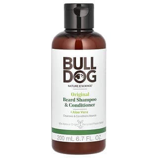 Bulldog Skincare For Men, Authentique shampooing et après-shampooing à barbe, 6,7 fl oz (200 ml)