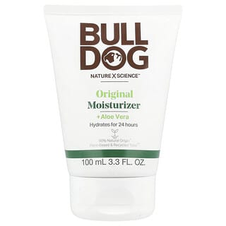 Bulldog Skincare For Men, Original Moisturizer + Aloe Vera, 3.3 fl oz (100 ml)