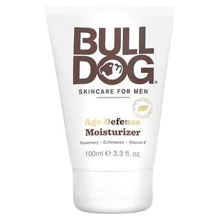 Bulldog Skincare For Men, Moisturizer, Age Defense, 3.3 fl oz (100 ml)