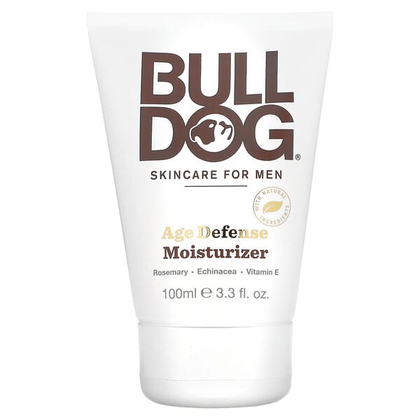 Bulldog Skincare For Men, 年齢に応じたエイジングケアモイスチャライザー、3.3 fl oz (100 ml)