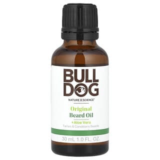 Bulldog Skincare For Men, 原装胡须油，1液量盎司（30毫升）