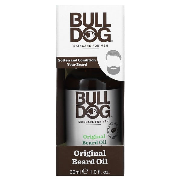 Bulldog Skincare For Men, オリジナルビアード（あごひげ）オイル、1 fl oz (30 ml)