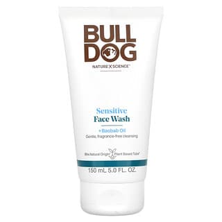 Bulldog Skincare For Men, غسول الوجه للبشرة الحساسة، 5 أونصات سائلة (150 مل)