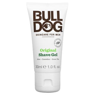 Bulldog Skincare For Men, 原初剃須凝膠，1.0 液量盎司（30 毫升）