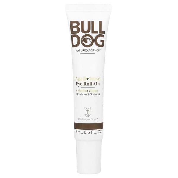 Bulldog Skincare For Men, 에이지 디펜스 아이 롤온, 15ml(0.5fl oz)