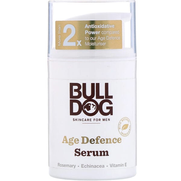 Bulldog Skincare For Men, Age Defence Serum, 1.6 fl oz (50 ml)