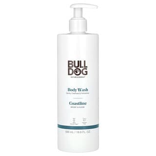 Bulldog Skincare For Men‏, סבון רחצה, Coastline, ‏500 מ"ל (16.9 אונקיות נוזל)