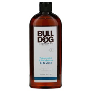 Bulldog Skincare For Men, ボディウォッシュ、ペパーミント＆ユーカリ、500ml（16.9液量オンス）
