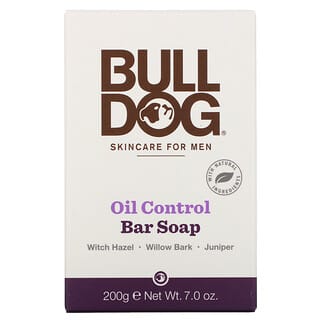 Bulldog Skincare For Men, Кусковое мыло, контроль жирности, 200 г (7,0 унции)