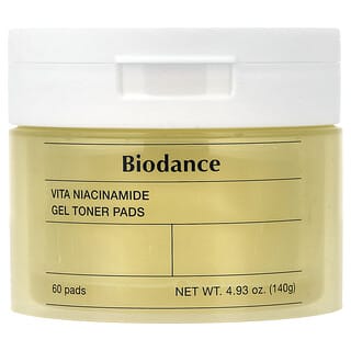 Biodance, Vita Niacinamide Gel Toner Pads, 60 Pads