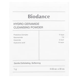 Biodance, Hydro Ceramide Cleansing Powder, 30 Packs, 0.03 oz (1 g) Each