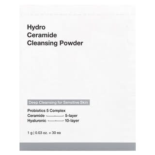 Biodance, Hydro Ceramide Cleansing Powder, 30 Packets, 0.03 oz (1 g) Each
