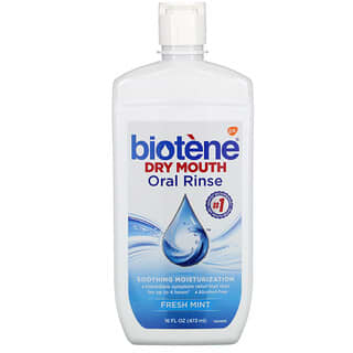 Biotene Dental Products, غسول للفم الجاف، النعناع المنعش، 16 أونصة سائلة (473 مل)