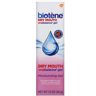 Biotene Dental Products, ドライ マウス オーラル バランス ジェル、フレーバー無添加、1.5オンス(42 g)