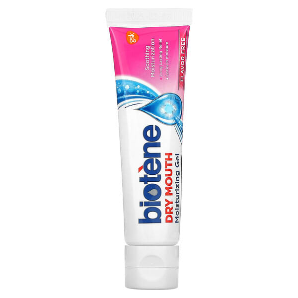 Biotene Dental Products, Dry Mouth Moisturizing Gel, Flavor Free, 1.5 oz (42 g)