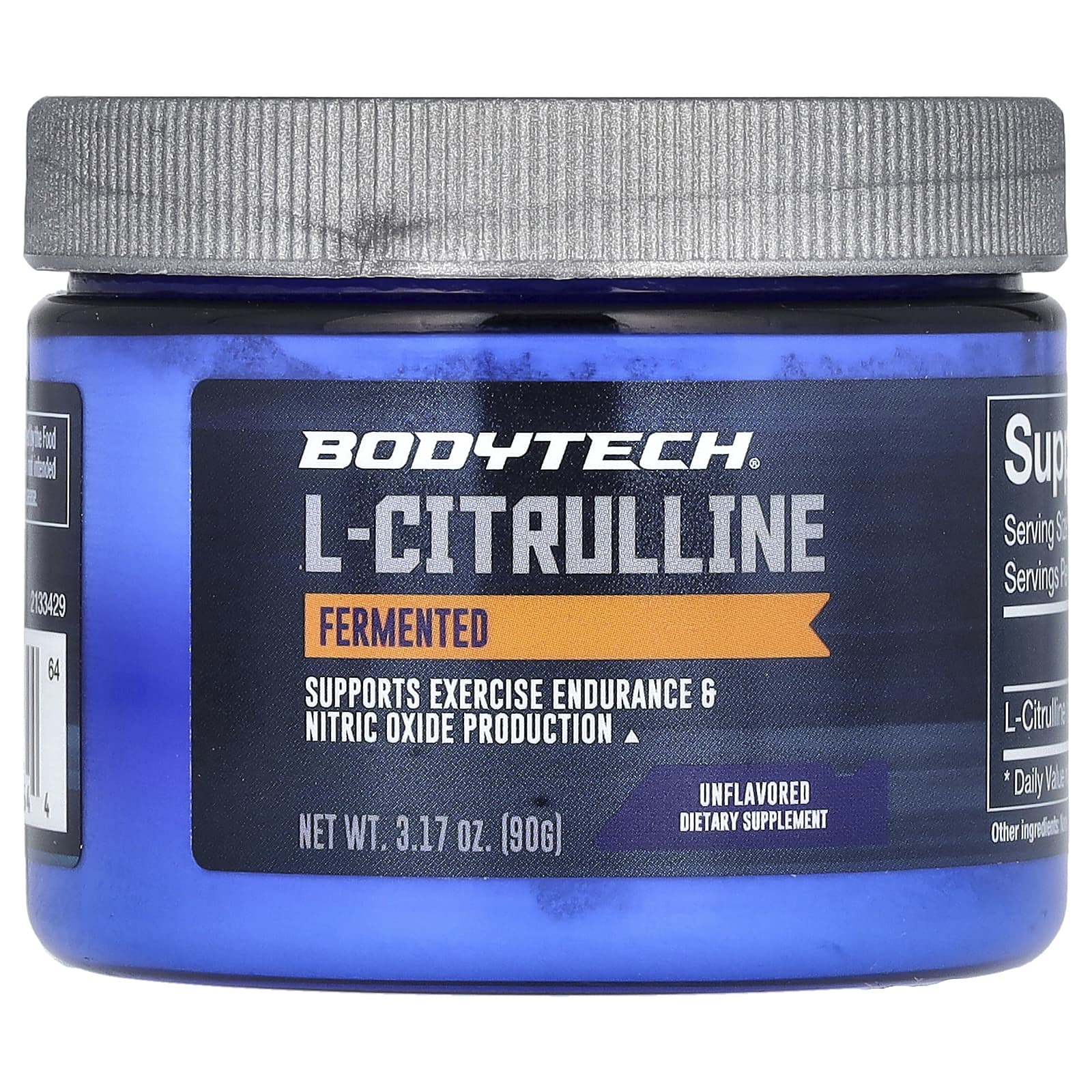 L-Citrulline, Fermented, Unflavored, 3.17 oz (90 g)
