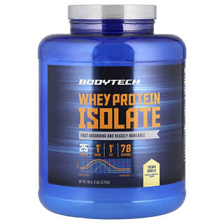 BodyTech, Whey Protein Isolate, French Vanilla, 5 lbs (2.27 kg)