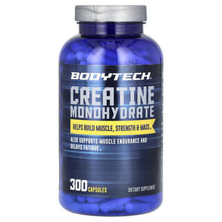 BodyTech, Monohidrato de creatina, 300 cápsulas