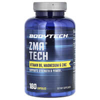 ZMA（亜鉛マグネシウム アスパラギン酸塩）テック、180粒