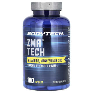 BodyTech, ZMA Tech, 180 Capsules