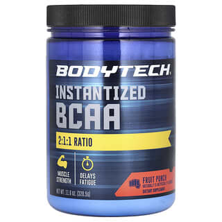 BodyTech, BCAA, растворимый фруктовый пунш, 328,5 г (11,6 унции)