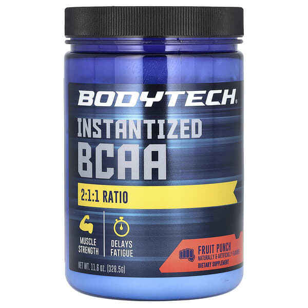 BodyTech Instantized BCAA, Fruit Punch, 11.6 oz (328.5 g)