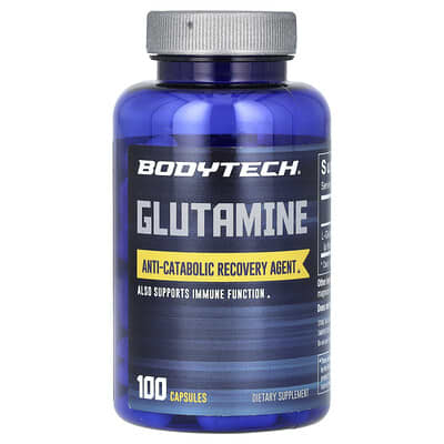 BodyTech, Glutamine, 500 mg, 100 Capsules