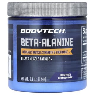 BodyTech, Beta-alanina, non aromatizzata, 144 g