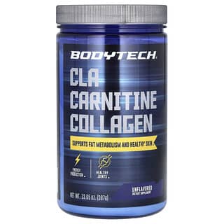 بودي تك‏, CLA Carnitine Collagen ، بدون نكهات ، 13.65 أونصة (387 جم)