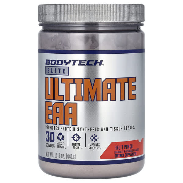 BodyTech, Elite, Ultimate EAA, Fruit Punch, 15.6 oz (441 g)