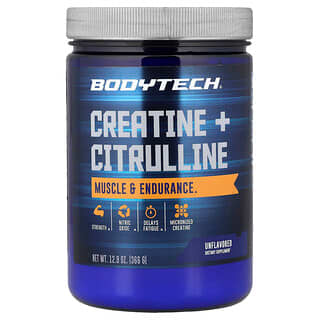 BodyTech, Creatine + Citrulline, Unflavored, 12.9 oz (366 g)