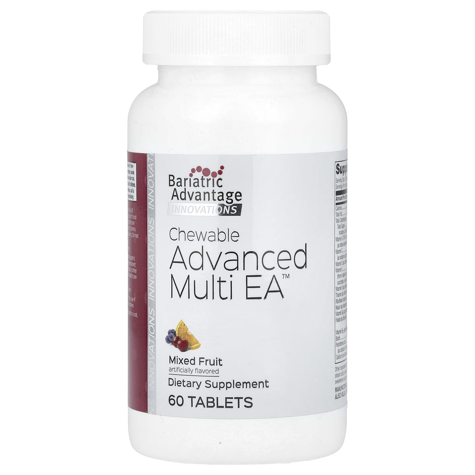 Bariatric Advantage Chewable Advanced Multi Ea Mixed Fruit 60 Tablets