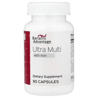 Bariatric Advantage, Ultra Multi с железом, 90 капсул