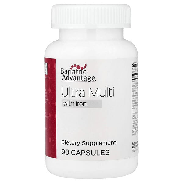 Bariatric Advantage, Ultra Multi with Iron, 90 Capsules