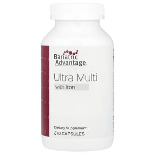Bariatric Advantage, Ultramultivitamínico con hierro, 270 cápsulas