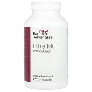 Bariatric Advantage, Ultramultivitamínico sin hierro, 270 cápsulas