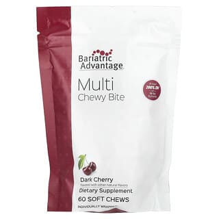 Bariatric Advantage, Multi Chewy Bite, Dark Cherry, 60 Soft Chews