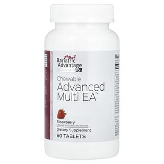 Bariatric Advantage, Multivitamínico Mastigável EA, Morango, 60 Comprimidos