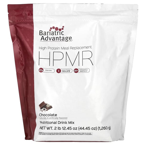 Bariatric Advantage HPMR, High Protein Meal Replacement, Chocolate, 2 lb 12.45 oz (1,260 g)