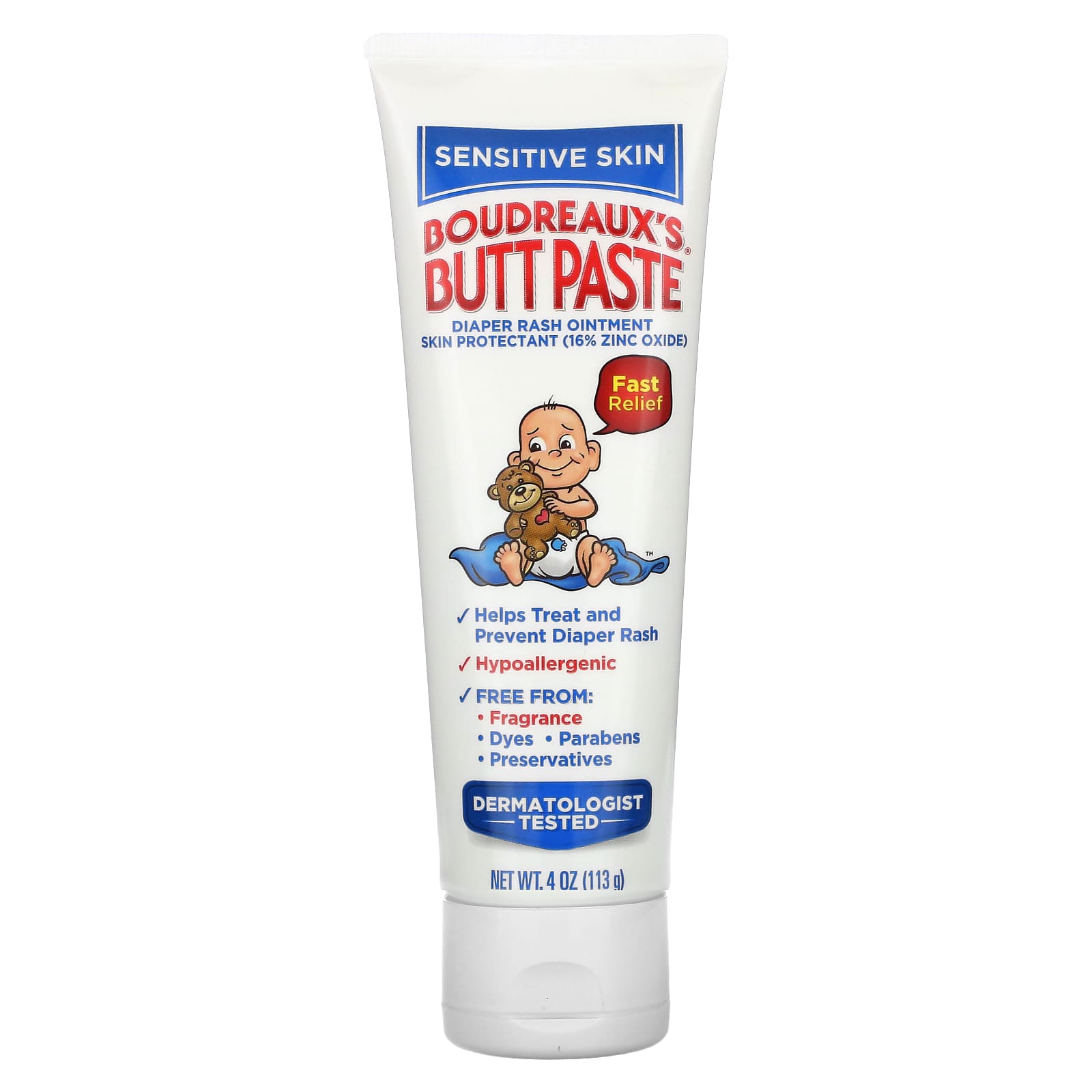 Boudreaux's Butt Paste, Butt Paste, Diaper Rash Ointment, Sensitive ...