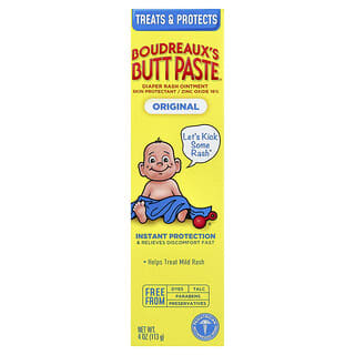 Boudreaux's Butt Paste, Salep Ruam Popok, Asli, 113 g (4 ons)
