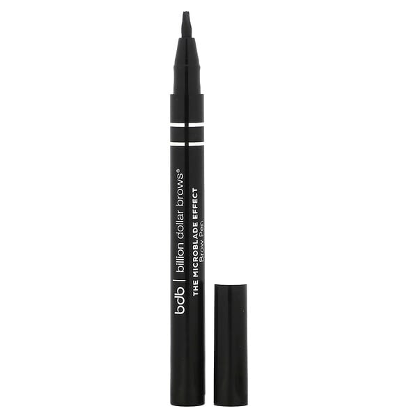 Billion Dollar Beauty, 억만 달러 브로우, 마이크로블레이드 효과, 브로우 펜, 레이븐, 1.2g(0.42oz)