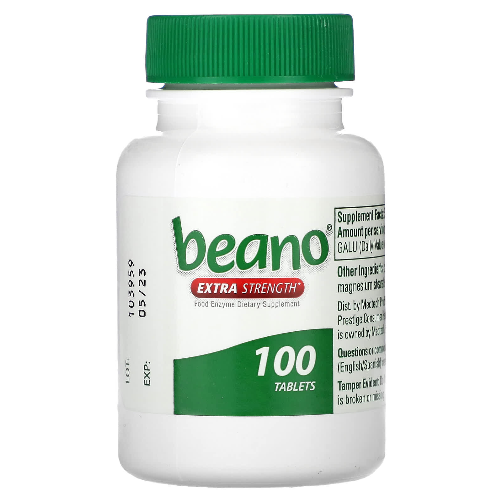 Beano, Extra Strength, 100 Tablets