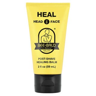 Bee Bald, Heal Head & Face, Balsem Penyembuhan Pasca Bercukur, 59 ml (2 ons cairan)