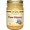 Organic Raw Honey, Clover Blossom, 1.1 lbs (510 g)