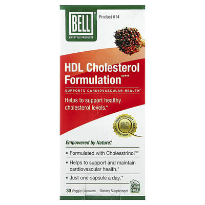 Bell Lifestyle, HDL Cholesterol Formula, 30 Vegetarian Capsules