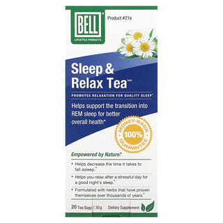 Bell Lifestyle, Sleep & Relax Tea, 20 Teabags
