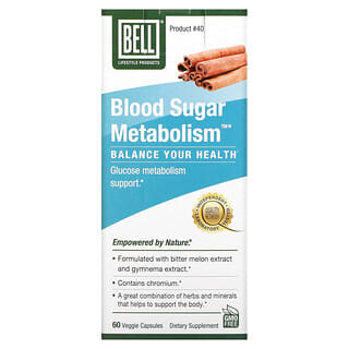 Bell Lifestyle, Metabolismo do Açúcar no Sangue, 60 Cápsulas Vegetais