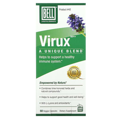 Bell Lifestyle, Virux, A Unique Blend, 60 Vegetarian Capsules
