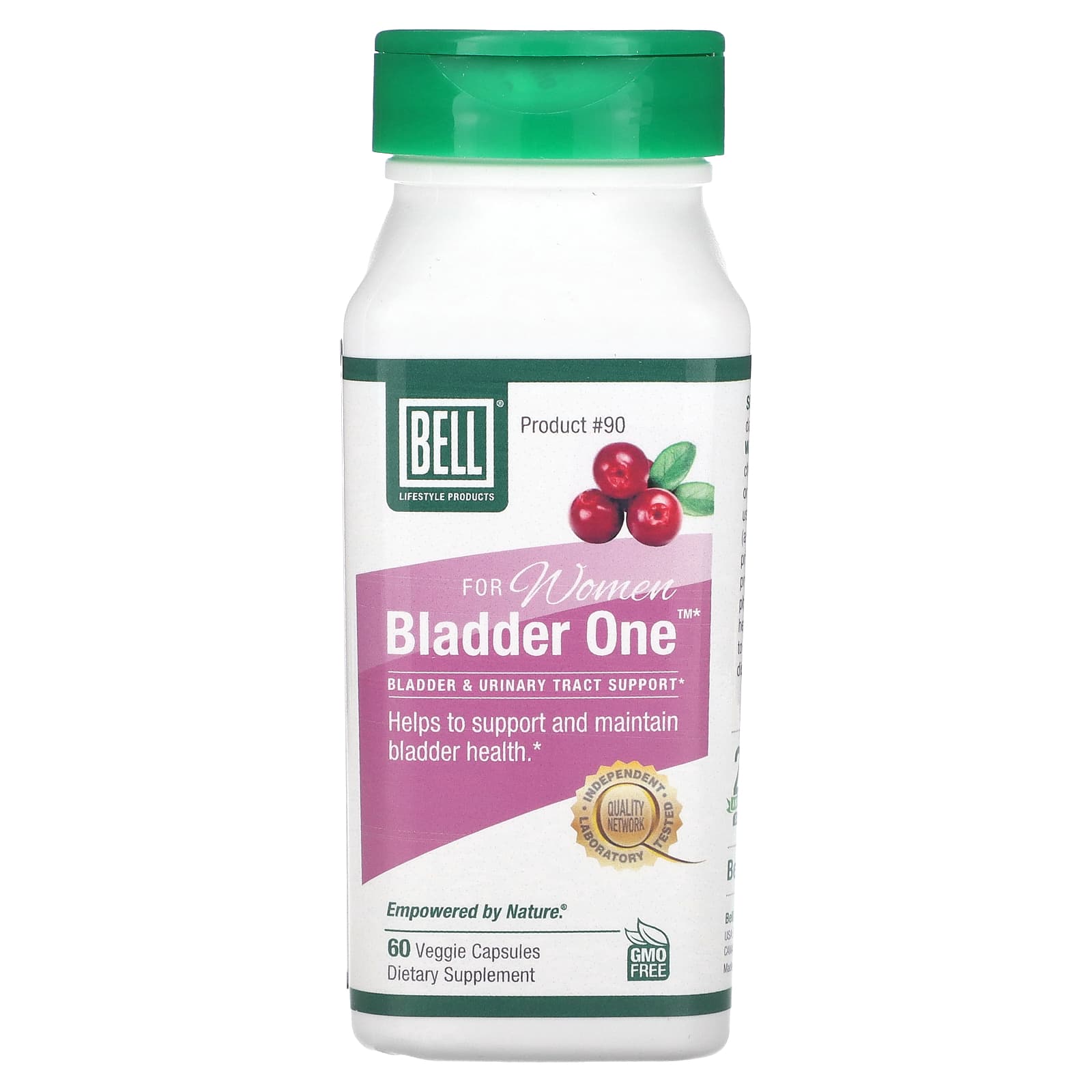 Bell Lifestyle, For Women, Bladder One, 60 Veggie Capsules
